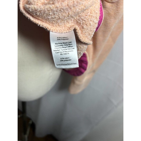 Vineyard Vines Sweater Coral orange 1/4 Zip Up Pullover Sweatshirt Size Small - Picture 7 of 8